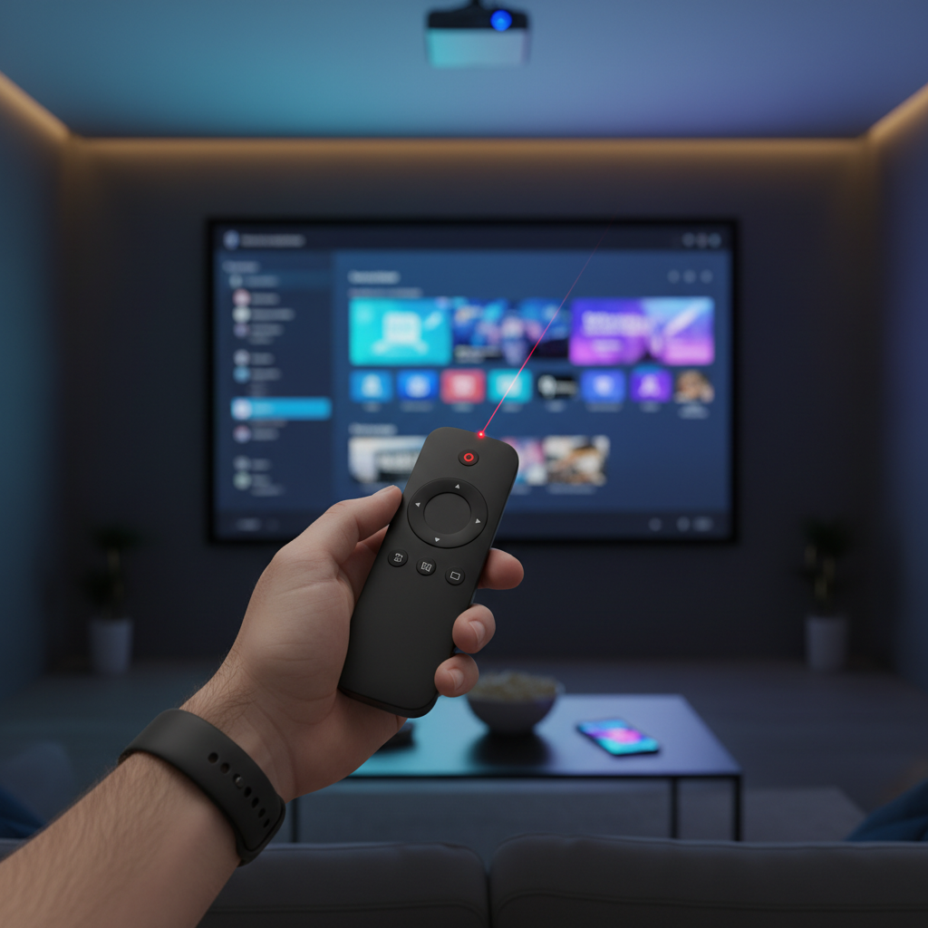 Control Inalámbrico Air Mouse para Proyector Android