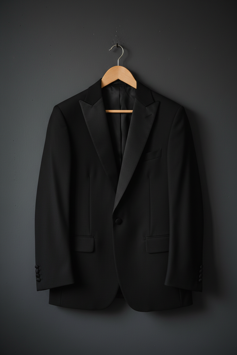 "Capri" Black Full Dress Jacket Peak (Separates)