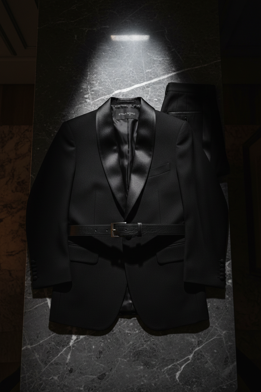 "Capri" Black Full Dress Jacket Peak (Separates)