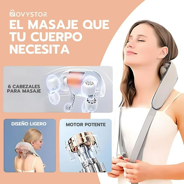 Masajeador Eléctrico 3D – Alivio Muscular Profundo para Todo el Cuerpo"