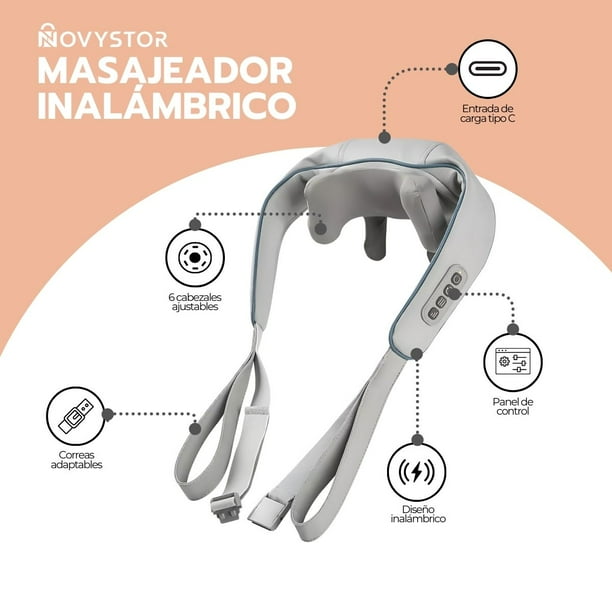 Masajeador Eléctrico 3D – Alivio Muscular Profundo para Todo el Cuerpo"