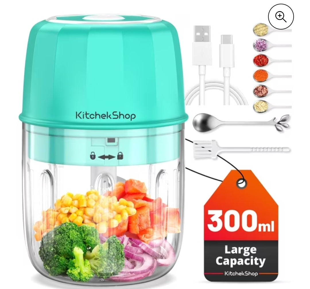 Mini Picador Eléctrico de Alimentos KitchekShop